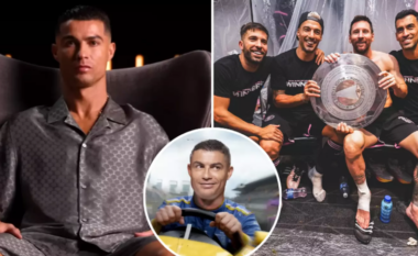 Ronaldo u cilësua ‘i paturpshëm’ nga fansat për atë që postoi në YouTube momente pasi Messi fitoi trofeun me Inter Miamin