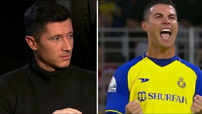 “Ai ka formësuar historinë e futbollit”, Lewandowski nuk mund të ndalojë së lavdëruari Ronaldon