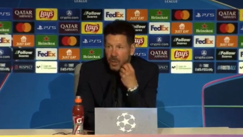 Simeone akuzon gjyqtarin se kishte halucinacione në humbjen e Atleticos përballë Lilles