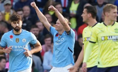 Man City mposht Southamptonin me rezultat minimal, vendos goli i Haaland