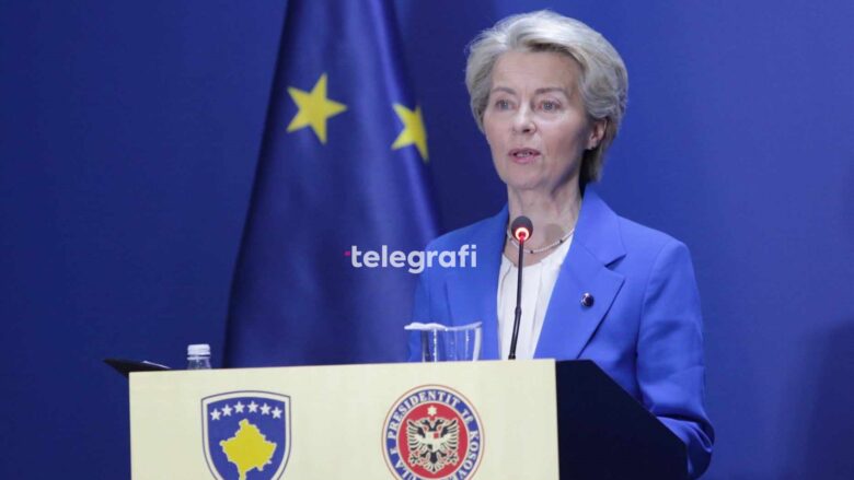 Von der Leyen: Duhet ende punë për heqjen e masave ndëshkuese ndaj Kosovës