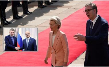 Von der Leyen refuzoi ta takoi kryeministrin serb pasi ai e kishte mikpritur ministrin rus, reagon Vuçiq