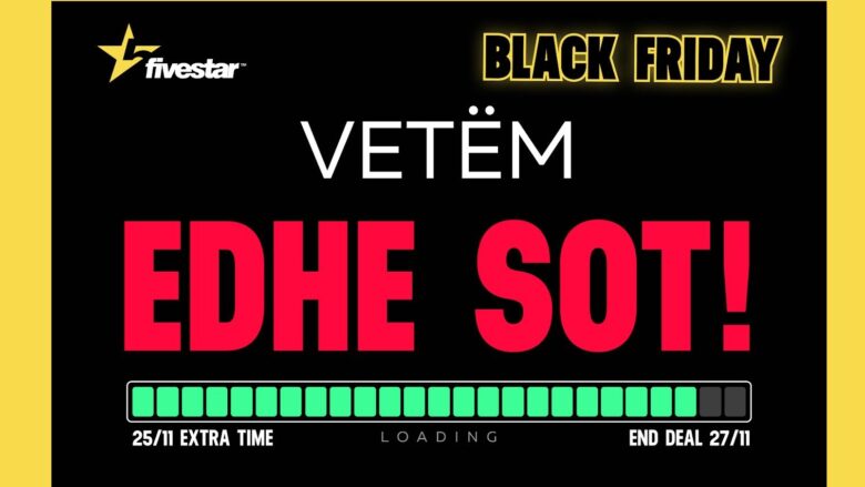 Mos e humbni ofertën e Black Friday nga Fivestar Fitness – Vlen vetëm edhe sot!