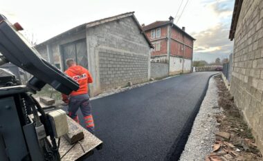 Asfaltohen rrugët dhe rrugicat në fshatin Pozhar të Deçanit