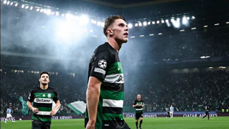 Sporting Lisbona e Amorim shkatërron Man Cityn në Ligën e Kampionëve – Gyokeres shënon het-trik