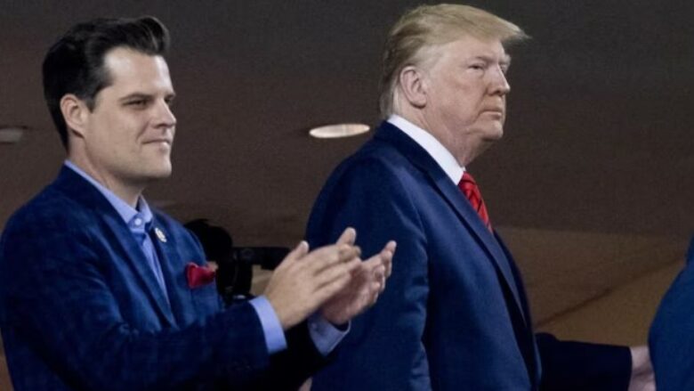 Gaetz tërhiqet prej kandidaturës për prokuror të përgjithshëm, reagon  Trump