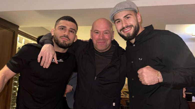 Capital T takohet me Dana White dhe Ramiz Brahimajn në Amerikë