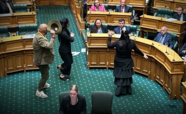 Vallëzim interesant në shenjë proteste në parlamentin e Zelandës së Re