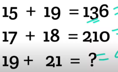 Vetëm 2 për qind njerëzve mund ta zgjidhin këtë problem matematikor – por në fakt është shumë i lehtë