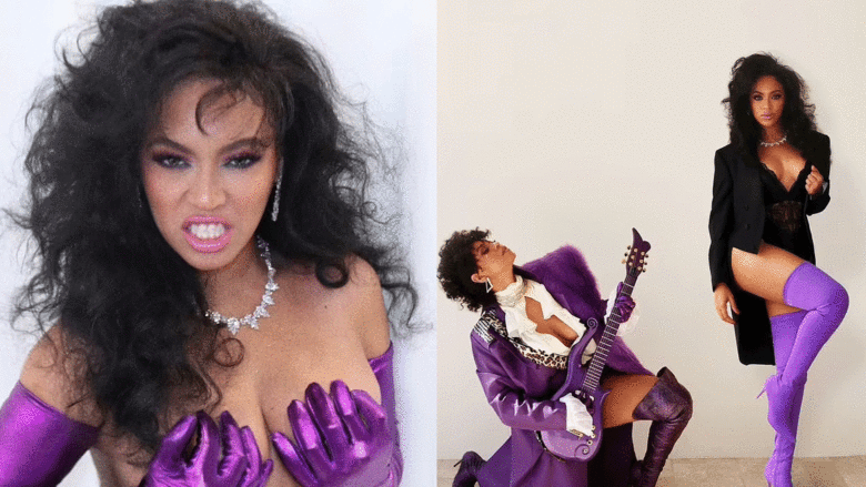 Beyonce pozon topless për Halloween, duke u inspiruar nga Prince dhe Apollonia