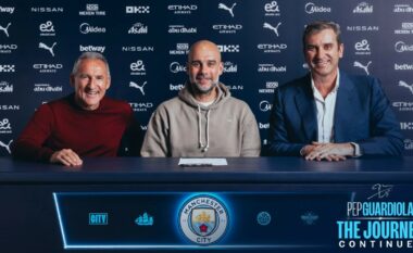 Guardiola zbulon arsyen e çuditshme pse rinovoi kontratën me Man Cityn