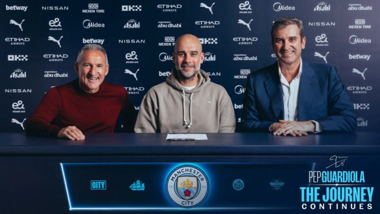 Guardiola zbulon arsyen e çuditshme pse rinovoi kontratën me Man Cityn