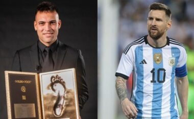 Lautaro Martinez fiton çmimin ‘Golden Foot’, mposht Messin në konkurrencë