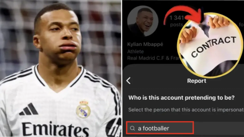 Tifozët e Real Madridit vërshojnë llogarinë e Mbappes në Instagram me raportime