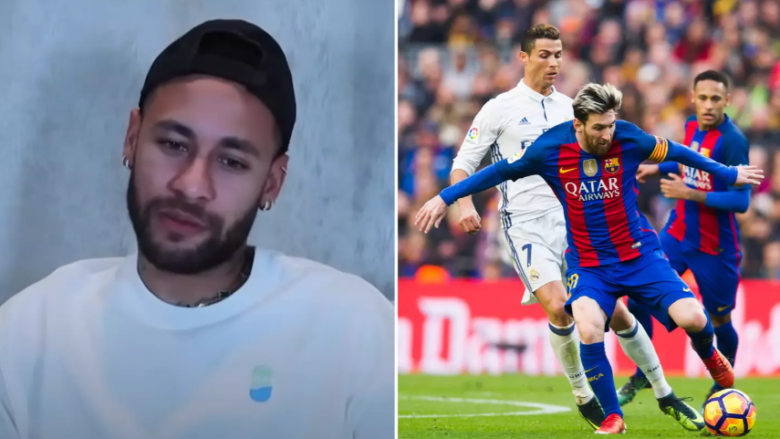 Neymar nuk hezitoi kur iu kërkua të rendiste veten, Lionel Messin dhe Cristiano Ronaldon në debatin e më të mirit