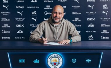 Zyrtare: Guardiola i qëndron besnik Man Cityt, vazhdon kontratën me kampionët anglez