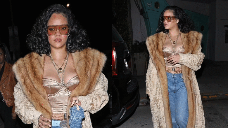 Rihanna tërheq vëmendjen me një dukje të mrekullueshëme, teksa shijon darkën në Santa Monica