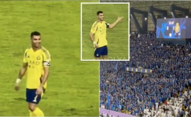 Tifozët e Al Hilal thërrasin emrin e Messit gjatë ndeshjes me Al Nassr – reagimi i Ronaldos befason të gjithë