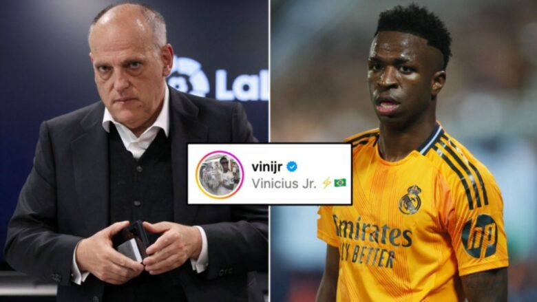 Vinicius Jr bëri skandal duke parë në mënyrë të paligjshme ndeshjen e Real Madridit në Ligën e Kampionëve