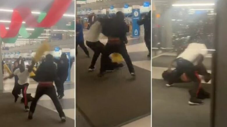 Pasagjerët dhe stafi i aeroportit rrahen brutalisht në Çikago