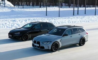 Testi dimëror i karavanëve të fuqishëm: Audi RS4 Avant vs BMW M3 Touring