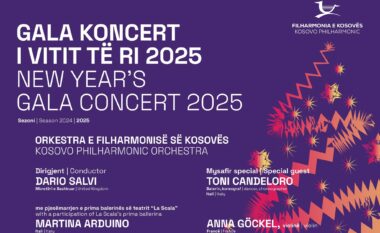 Më 21 dhjetor, Filharmonia e Kosovës prezanton Gala Koncertin e Vitit të Ri 2025