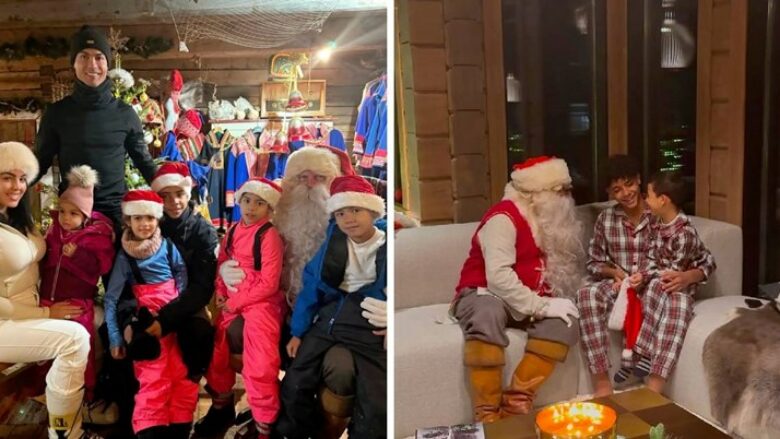 Ronaldo dhe familja e tij i kalojnë Krishtlindjet në Lapland të Finlandës, vendi ku quhet edhe shtëpia e Santa Claus