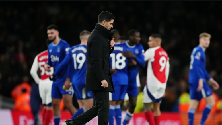 Arteta flet pas barazimit të Arsenalit ndaj Evertonit: Jemi ndër skuadrat më të mira në botë