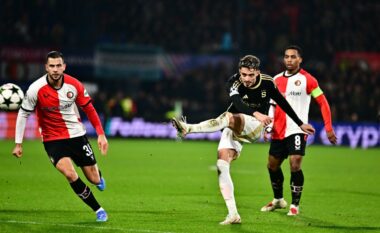 Albion Rrahmani gjen golin në Ligën e Kampionëve, shënon përballë Feyenoordit