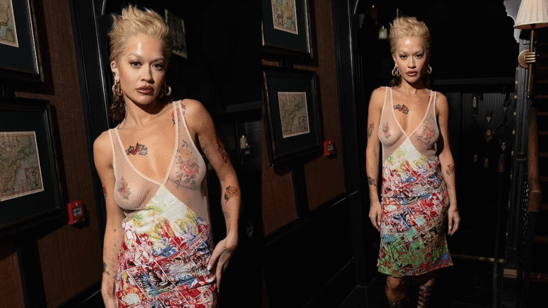 Rita Ora shfaqet provokuese në festën e Vas J Morgan, pas British Fashion Awards