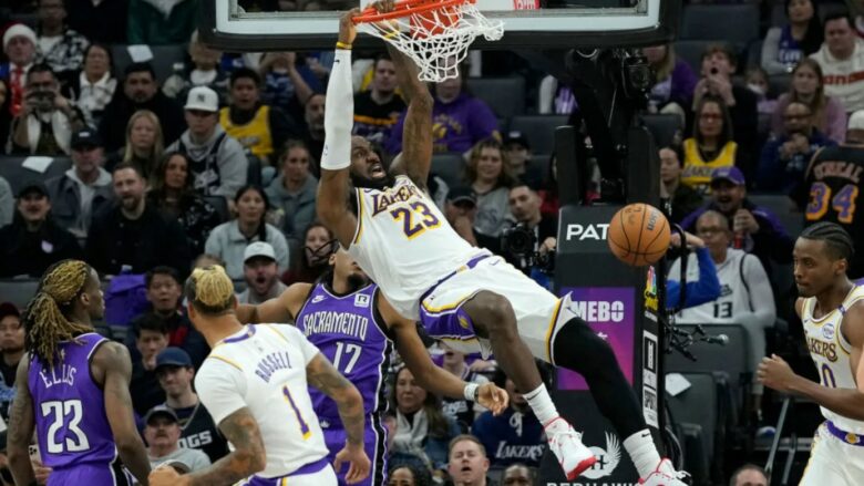 Suns mposhten nga Pistons, Lakers triumfojnë në fushën e Sacramento Kings