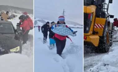 Borë e madhe në Bosnje, bllokohen njerëzit – vështirësohet qarkullimi i veturave