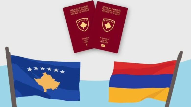 Armenia njeh pasaportat e Kosovës