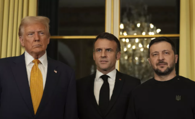 Macron mirëpret Trumpin dhe Zelenskyn në një takim të improvizuar në Paris – për çfarë diskutuan ata?