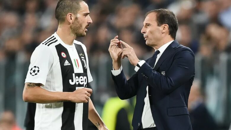 “Allegri nuk më donte në fillim, u rrahëm në zhveshore pas ndeshjes” – Bonucci zbulon disa gjëra interesante nga koha në Juventus