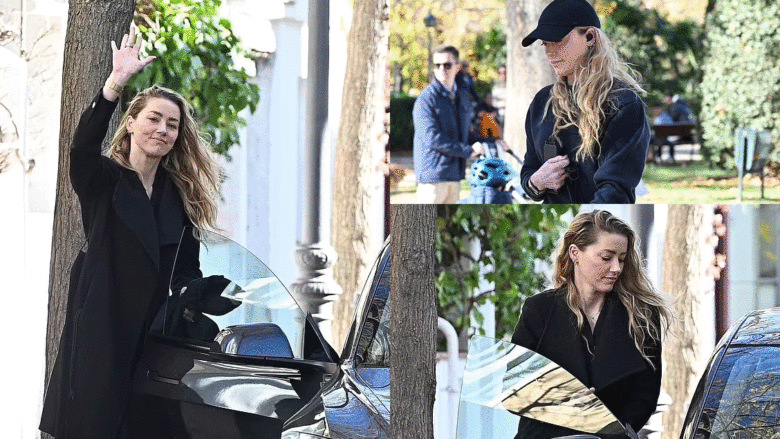 Amber Heard shkëlqen në Madrid pas njoftimit të shtatzënisë