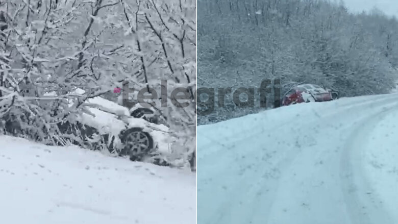 Reshjet e borës mbulojnë disa komuna të Kosovës, rrugët e Dushkajës së Gjakovës vështirë të kalueshme