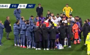 Momente ankthi dhe paniku në ndeshjen Fiorentina – Inter: Një lojtar ka rënë pa ndjenja në fushë