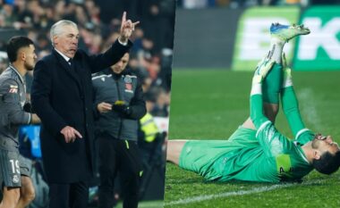 Carlo Ancelotti godet portierin e Rayo Vallecanos pasi simulonte për ta vonuar ndeshjen