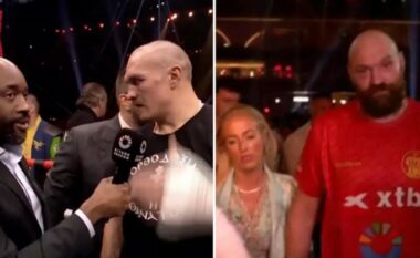 Gjesti i shëmtuar që e detyroi Tyson Furyn të largohet nga ringu menjëherë pas humbjes ndaj Usyk