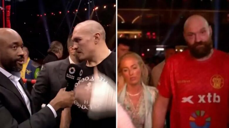 Gjesti i shëmtuar që e detyroi Tyson Furyn të largohet nga ringu menjëherë pas humbjes ndaj Usyk