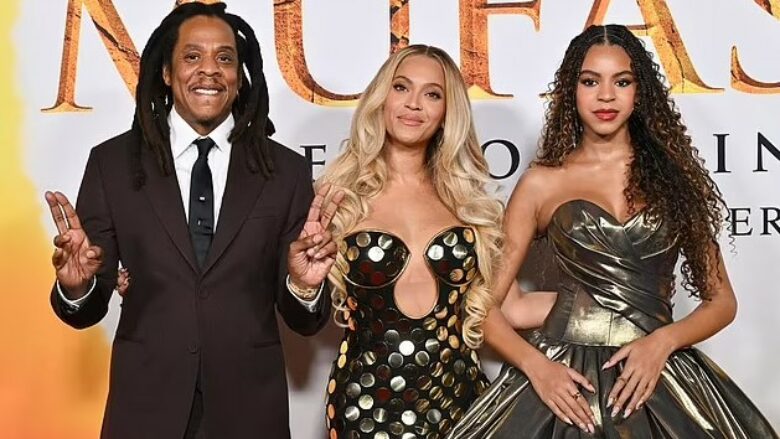 Beyonce dhe Jay-Z marrin edhe vajzën Blue Ivy në premierën e filmit “Mufasa: The Lion King”, pas akuzave të rënda ndaj reperit