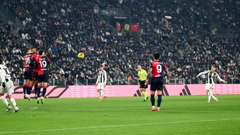 Juventus mposht Cagliarin dhe kualifikohet në çerekfinale të Kupës së Italisë