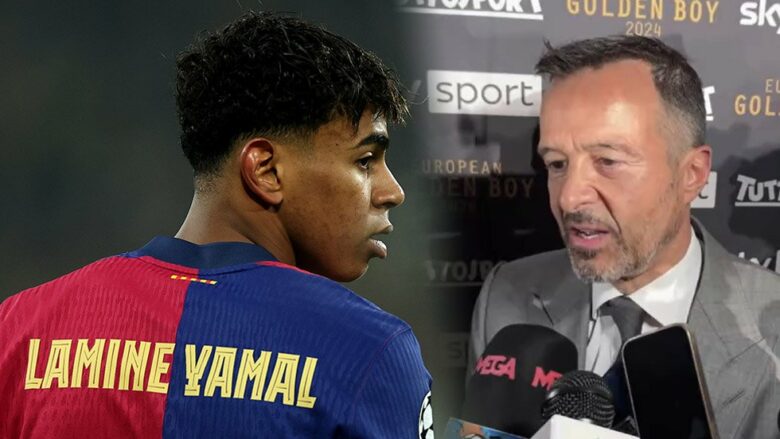 Jorge Mendes jep deklaratën e madhe: Lamine Yamal do ta fitojë Topin e Artë vitin e ardhshëm