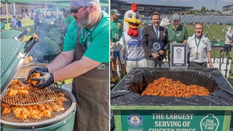 Rekord për Guinness, gatuhen rreth 300 kilogramë ‘chicken wings’