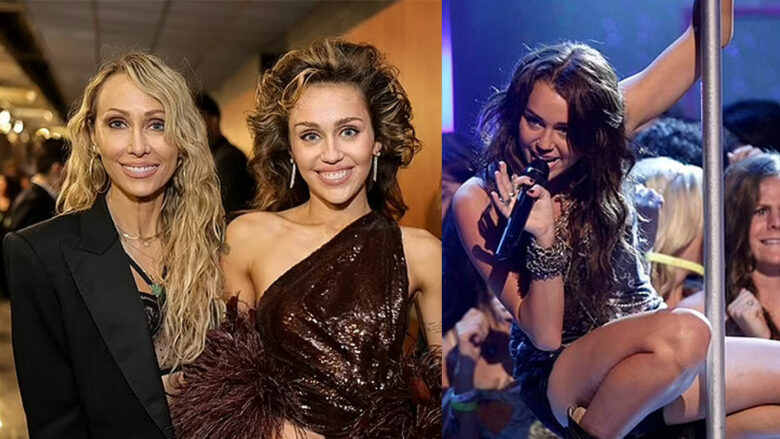 Miley Cyrus fajëson nënën për kërcimin e diskutueshëm në shtyllë në vitin 2009