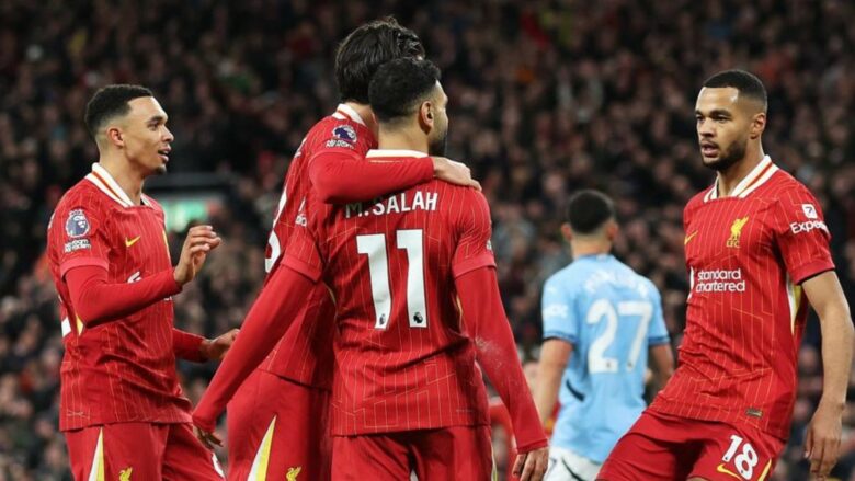 Notat e lojtarëve, Liverpool 2-0 Man City: Salah më i miri, dëshpron Foden