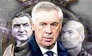 Carlo Ancelotti edhe zyrtarisht thyen rekordin e Miguel Munoz – strategu italian bëhet trajneri më i trofeshëm në histori të Real Madridit