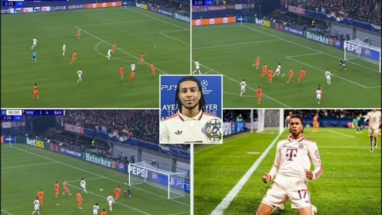 Ylli i Bayern Munichut shënoi një gol si në video lojëra, as bashkëlojtarët e tij nuk besonin