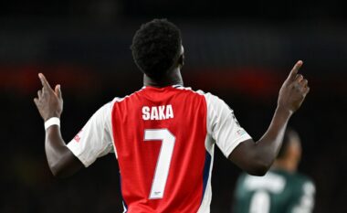 Bukayo Saka shkëlqen, Arsenali fiton ndaj Monacos